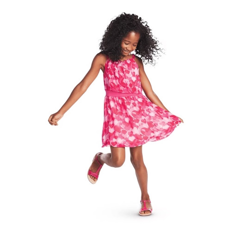 American Girl Red Hearts Ruffle Dress NWT Size 16